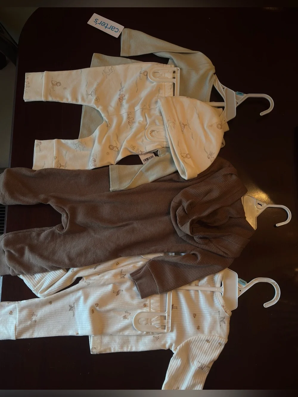 Carter’s 6 month neutral color unisex outfit bundle